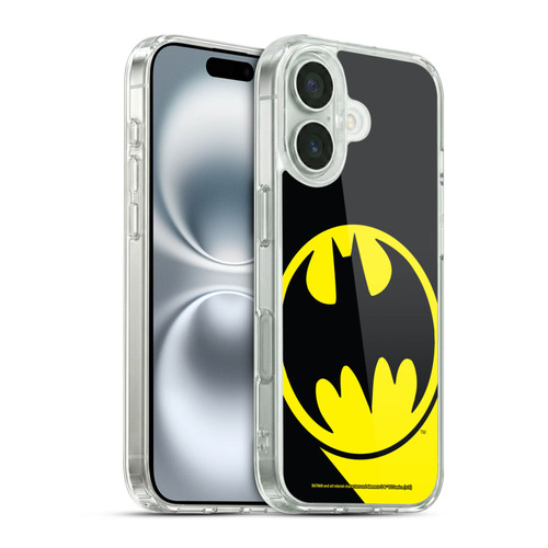 Batman DC Comics Logos Bat Signal Soft Gel Case for Apple iPhone 16 & MagSafe