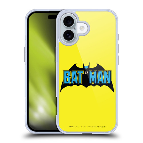 Batman DC Comics Logos Classic 2 Soft Gel Case for Apple iPhone 16 & MagSafe