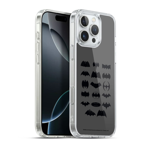 Batman DC Comics Logos Comic Soft Gel Case for Apple iPhone 16 Pro Max & MagSafe