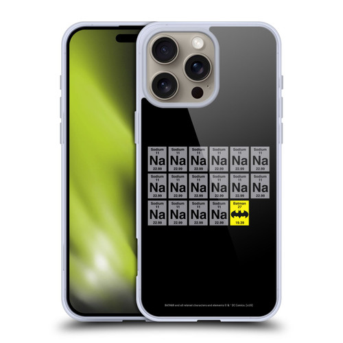 Batman DC Comics Logos Na Na Na Na Soft Gel Case for Apple iPhone 16 Pro Max & MagSafe