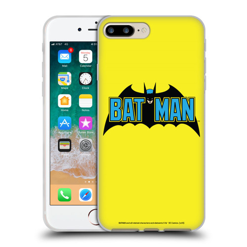 Batman DC Comics Logos Classic 2 Soft Gel Case for Apple iPhone 7 Plus / iPhone 8 Plus & MagSafe
