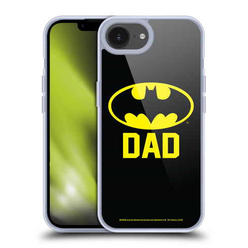 Batman DC Comics Logos Batdad Soft Gel Case for Apple iPhone 16e & MagSafe