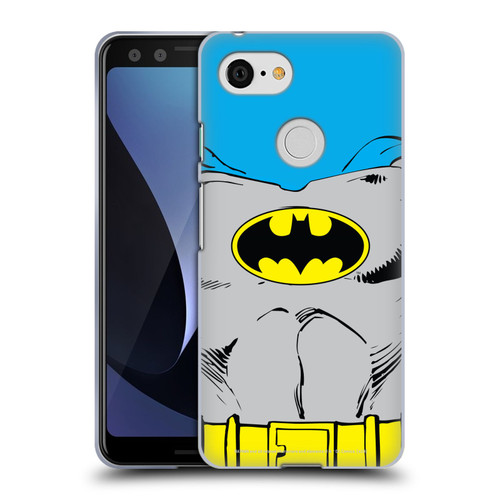 Batman DC Comics Logos Classic Costume Soft Gel Case for Google Pixel 3