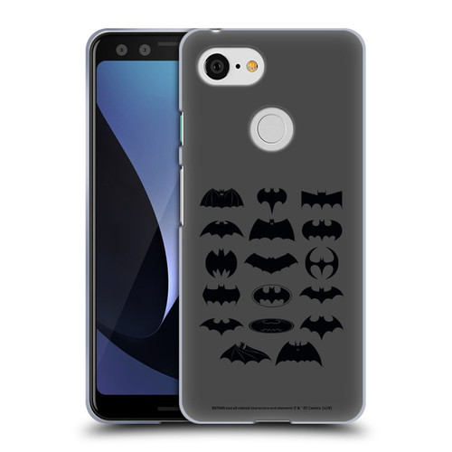 Batman DC Comics Logos Comic Soft Gel Case for Google Pixel 3