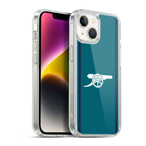 Arsenal FC 2023/24 Crest Kit Third Soft Gel Case for Apple iPhone 14