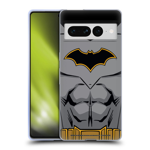 Batman DC Comics Logos Rebirth Costume Soft Gel Case for Google Pixel 7 Pro