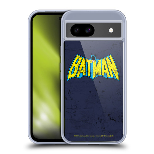 Batman DC Comics Logos Classic Distressed Look Soft Gel Case for Google Pixel 8a