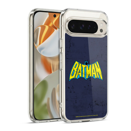 Batman DC Comics Logos Classic Distressed Look Soft Gel Case for Google Pixel 9 / Pixel 9 Pro