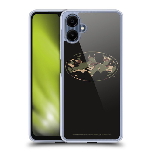Batman DC Comics Logos Camouflage Soft Gel Case for Samsung Galaxy A06 4G