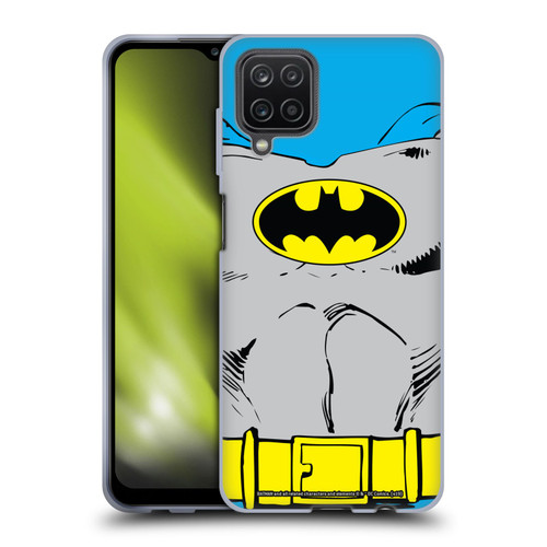 Batman DC Comics Logos Classic Costume Soft Gel Case for Samsung Galaxy A12 (2020)