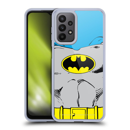 Batman DC Comics Logos Classic Costume Soft Gel Case for Samsung Galaxy A23 / 5G (2022)