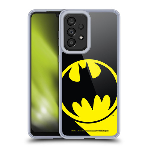 Batman DC Comics Logos Bat Signal Soft Gel Case for Samsung Galaxy A33 5G (2022)