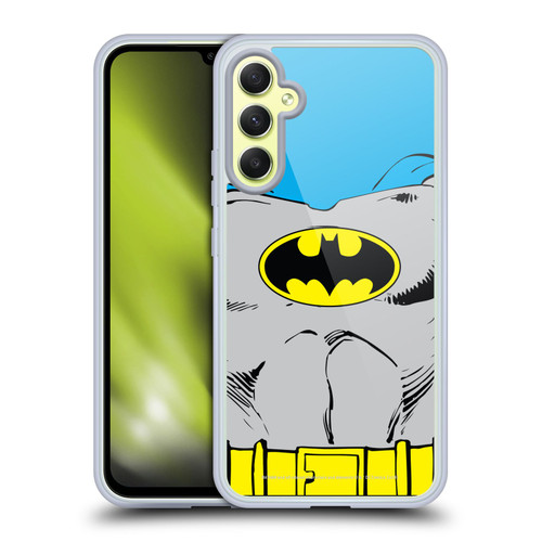Batman DC Comics Logos Classic Costume Soft Gel Case for Samsung Galaxy A34 5G