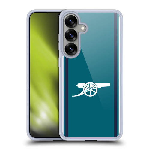 Arsenal FC 2023/24 Crest Kit Third Soft Gel Case for Samsung Galaxy S25+ & MagSafe