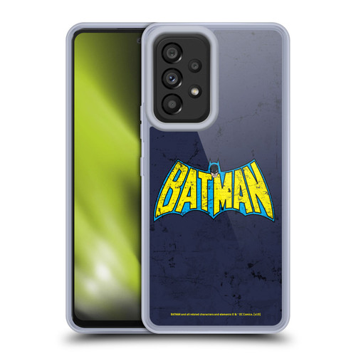 Batman DC Comics Logos Classic Distressed Look Soft Gel Case for Samsung Galaxy A53 5G (2022)