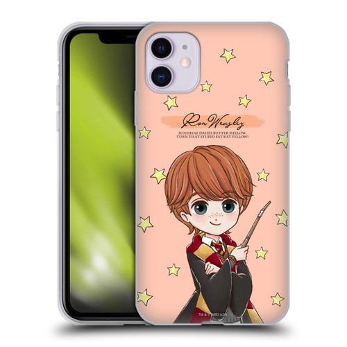 Harry Potter Deathly Hallows XXXVII Ron Weasley Soft Gel Case for Apple iPhone 11