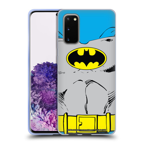 Batman DC Comics Logos Classic Costume Soft Gel Case for Samsung Galaxy S20 / S20 5G