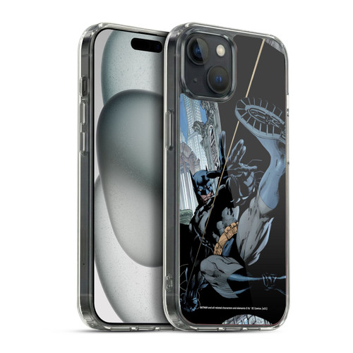 Batman DC Comics Hush #608 Comic Book Cover Soft Gel Case for Apple iPhone 15 Plus & MagSafe