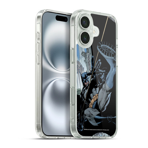Batman DC Comics Hush #608 Comic Book Cover Soft Gel Case for Apple iPhone 16 Plus & MagSafe