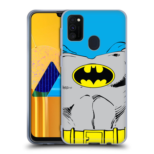 Batman DC Comics Logos Classic Costume Soft Gel Case for Samsung Galaxy M30s (2019)/M21 (2020)
