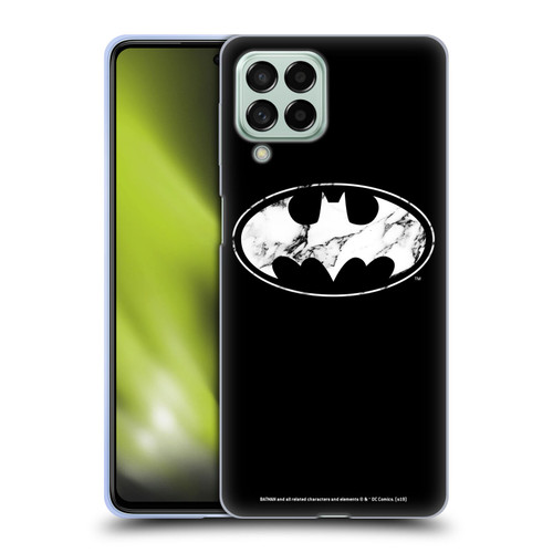 Batman DC Comics Logos Marble Soft Gel Case for Samsung Galaxy M53 (2022)