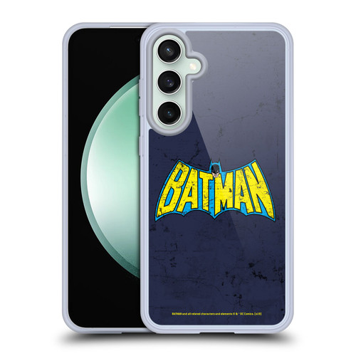Batman DC Comics Logos Classic Distressed Look Soft Gel Case for Samsung Galaxy S23 FE 5G & MagSafe