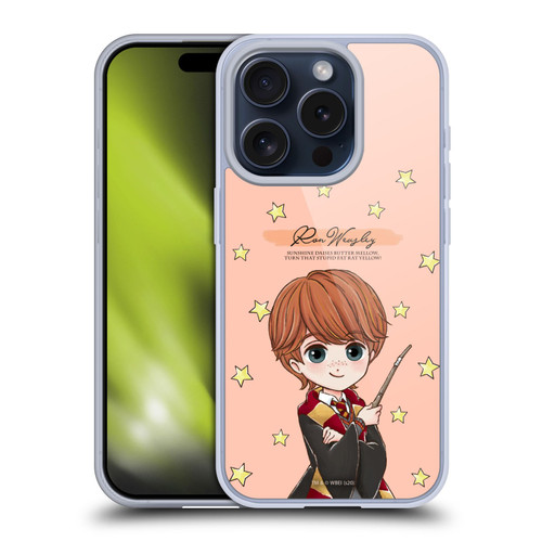 Harry Potter Deathly Hallows XXXVII Ron Weasley Soft Gel Case for Apple iPhone 15 Pro & MagSafe