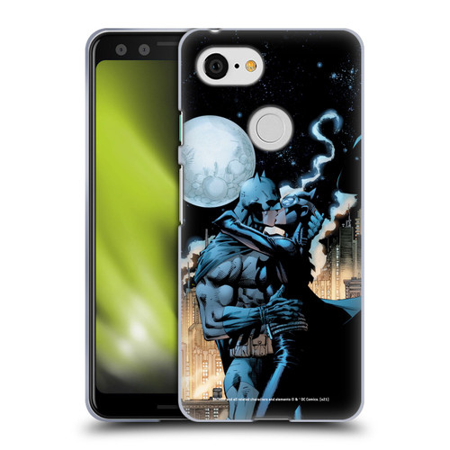 Batman DC Comics Hush #610 Catwoman Kiss Soft Gel Case for Google Pixel 3