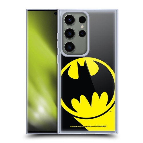 Batman DC Comics Logos Bat Signal Soft Gel Case for Samsung Galaxy S23 Ultra 5G & MagSafe