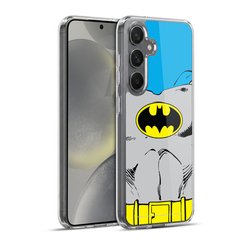 Batman DC Comics Logos Classic Costume Soft Gel Case for Samsung Galaxy S24+ 5G & MagSafe