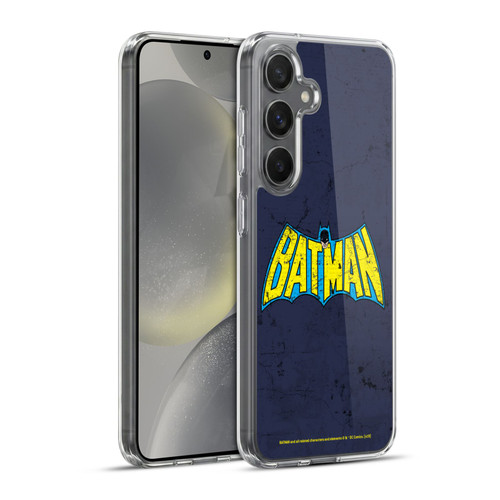 Batman DC Comics Logos Classic Distressed Look Soft Gel Case for Samsung Galaxy S24+ 5G & MagSafe