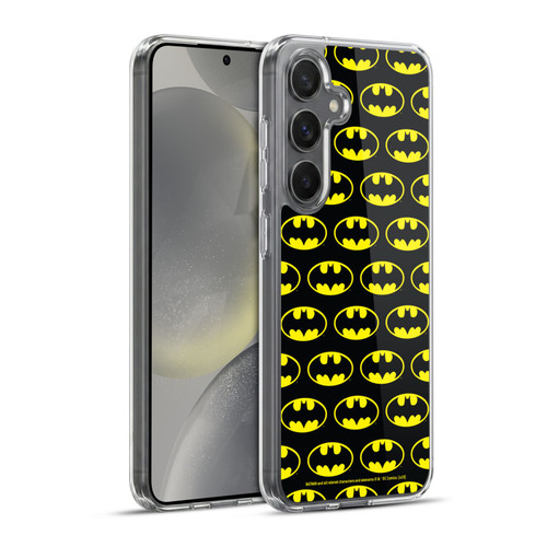 Batman DC Comics Logos Patterns Soft Gel Case for Samsung Galaxy S24+ 5G & MagSafe