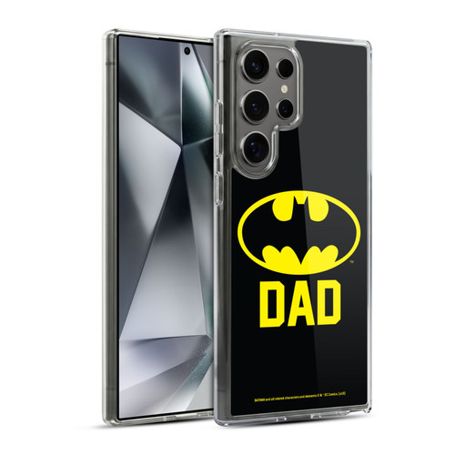 Batman DC Comics Logos Batdad Soft Gel Case for Samsung Galaxy S24 Ultra 5G & MagSafe