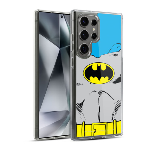Batman DC Comics Logos Classic Costume Soft Gel Case for Samsung Galaxy S24 Ultra 5G & MagSafe