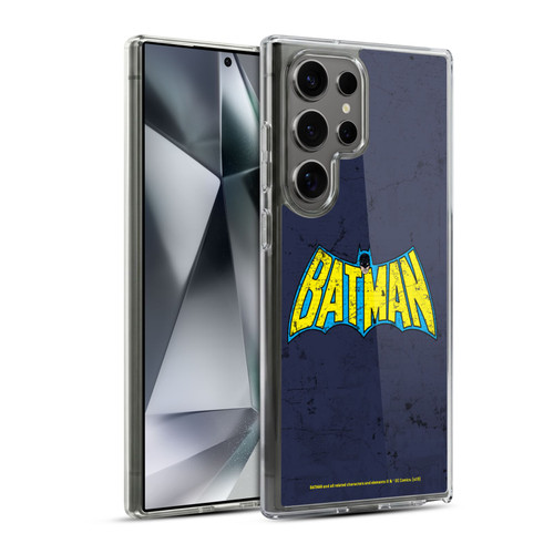 Batman DC Comics Logos Classic Distressed Look Soft Gel Case for Samsung Galaxy S24 Ultra 5G & MagSafe