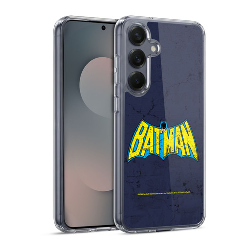 Batman DC Comics Logos Classic Distressed Look Soft Gel Case for Samsung Galaxy S25 & MagSafe