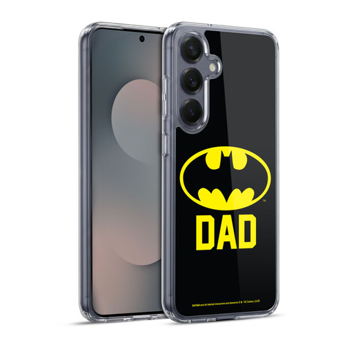 Batman DC Comics Logos Batdad Soft Gel Case for Samsung Galaxy S25+ & MagSafe