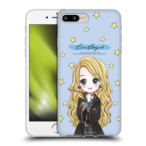 Harry Potter Deathly Hallows XXXVII Luna Lovegood Soft Gel Case for Apple iPhone 7 Plus / iPhone 8 Plus & MagSafe