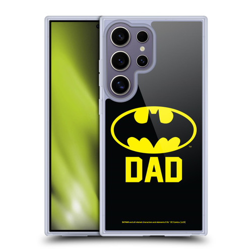 Batman DC Comics Logos Batdad Soft Gel Case for Samsung Galaxy S25 Ultra & MagSafe
