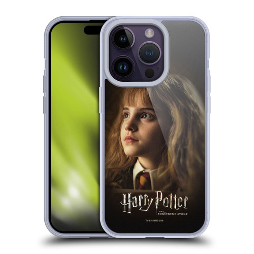 Harry Potter Sorcerer's Stone II Hermione Granger Soft Gel Case for Apple iPhone 14 Pro