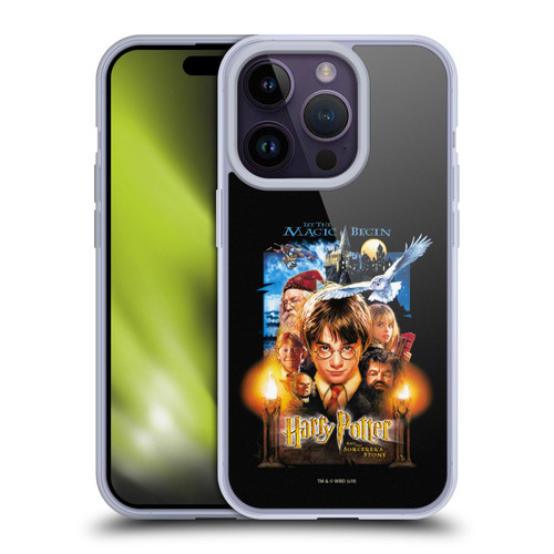 Harry Potter Sorcerer's Stone II Poster 1 Soft Gel Case for Apple iPhone 14 Pro & MagSafe