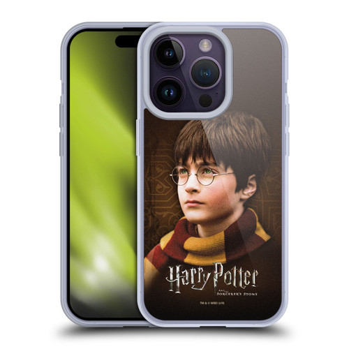 Harry Potter Sorcerer's Stone II Scarf Soft Gel Case for Apple iPhone 14 Pro