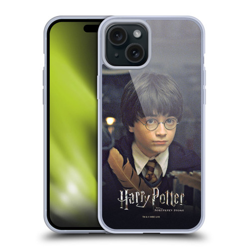 Harry Potter Sorcerer's Stone II Feather Quill Soft Gel Case for Apple iPhone 15 Plus & MagSafe