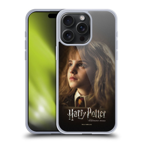 Harry Potter Sorcerer's Stone II Hermione Granger Soft Gel Case for Apple iPhone 15 Pro Max