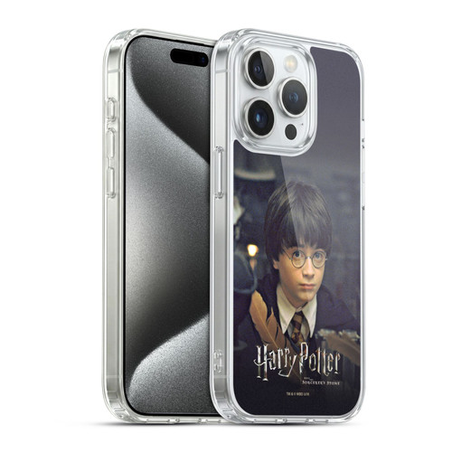 Harry Potter Sorcerer's Stone II Feather Quill Soft Gel Case for Apple iPhone 15 Pro & MagSafe