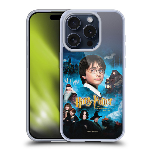 Harry Potter Sorcerer's Stone II Poster 2 Soft Gel Case for Apple iPhone 15 Pro & MagSafe
