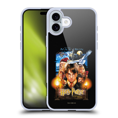 Harry Potter Sorcerer's Stone II Poster 1 Soft Gel Case for Apple iPhone 16 Plus & MagSafe