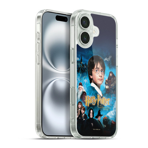 Harry Potter Sorcerer's Stone II Poster 2 Soft Gel Case for Apple iPhone 16 Plus & MagSafe