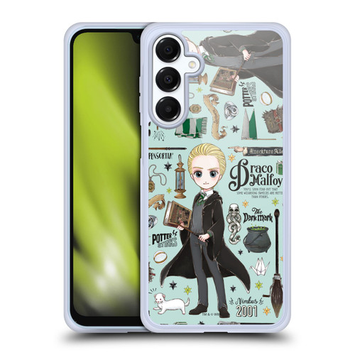 Harry Potter Deathly Hallows XXXVII Draco Pattern Soft Gel Case for Samsung Galaxy A16 5G & MagSafe