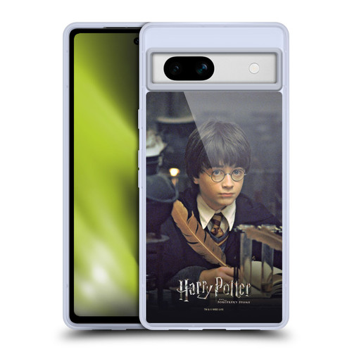 Harry Potter Sorcerer's Stone II Feather Quill Soft Gel Case for Google Pixel 7a